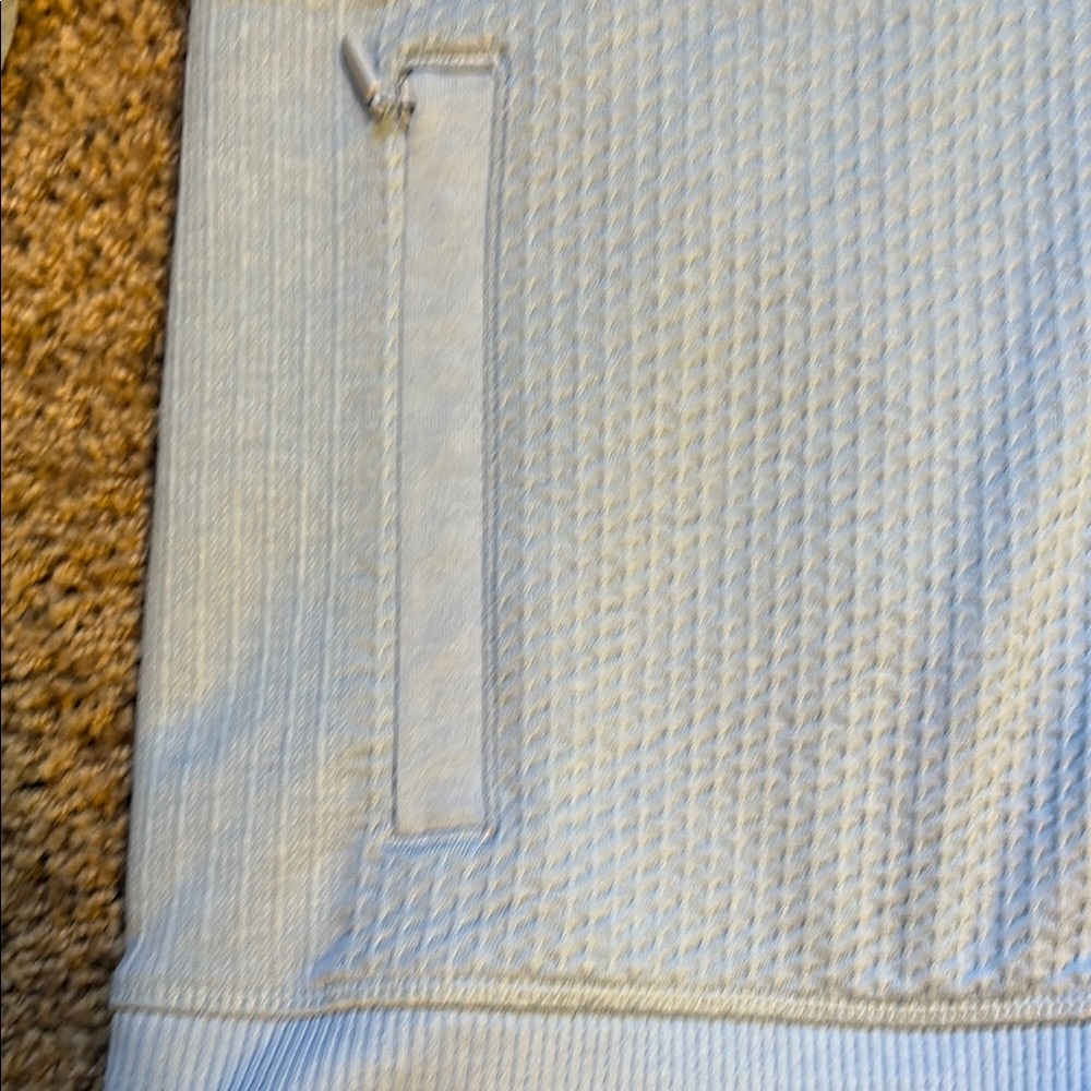 Lululemon Athletica Light Blue Engineered Warmth Half Zip - Picture 10 of 10